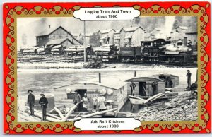 Old logging scenes reminiscent of the 1870's - Williamsport, Pennsylvania