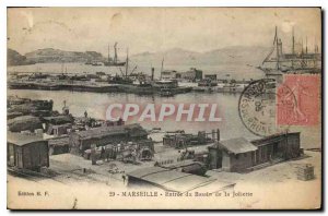 Postcard Old Marseille entrance Basin Joliette