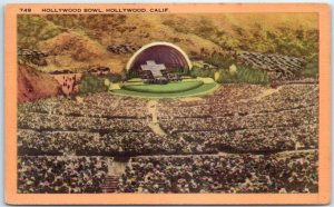 Postcard - Hollywood Bowl - Hollywood, California