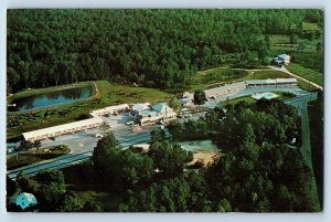 McKenny Virginia VA Postcard Wilmurt  Motel Restaurant Aerial View Building 1960