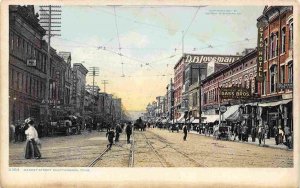 Market Street Chattanooga Tennessee 1910c Phostint postcard