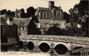 CPA LAMBALLE Eglise Notre-Dame et Pont de Calmette (1295830)