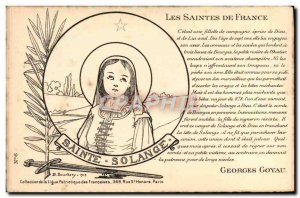 Postcard Old Surname The holy of France Sainte-Solange