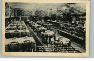 Niagara Falls Canada Restaurant Interior Postcard