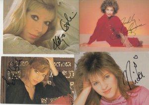 GERMAN SINGERS CHANTEURS ALLEMANDS FILM AUTOGRAPHS IN BOX 500 CARTES POSTALES