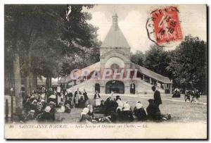 Sainte Anne d Auray - Lunch on the Grass - Old Postcard