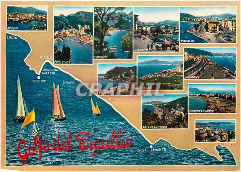 Postcard Modern Golfo del Tigullio