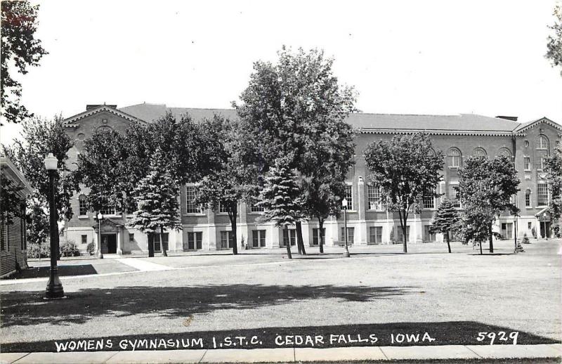 Cedar Falls ISTC RPPC~University of Northern Iowa~Women's Gymnasium 1939-1950 