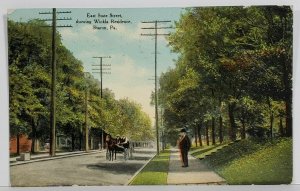 Sharon Pa East State Street Showing Wickla Residence c1911 Postcard N9