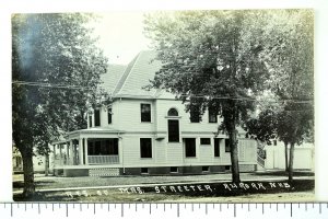 C.1910 RPPC Res. of Mrs. Streeter, Aurora, Nebraska Real Photo Postcard P35