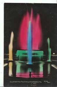 Dorset Postcard - Illuminated Fountain - Bournemouth  A7355