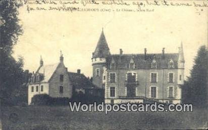 Le Chateau, Fa¡ade Nord Farges Allichamps, France, Carte, Writing on back 