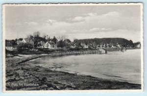 Parti fra HUMLEBAEK, DENMARK ~ View of Shore FISHING VILLAGE Postcard