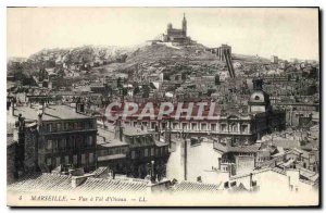 Postcard Old Marseille Vue Bird Flight