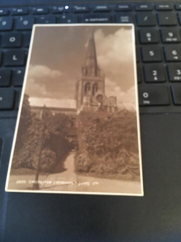 Vintage Postcard: Chichester Cathedral