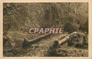 Postcard Ancient Splendors and Charmes Trianon Versailles Petiti Rustic Bridge