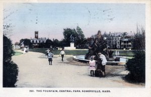 [ New England News ] US Massachusetts Somerville - The Fountain