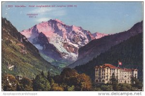Switzerland Interlaken Hotel Jungfraublick mit Jungfrau