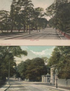 Wigan Lane Lancashire WH Smiths 2x Antique Postcard