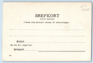 Kristinehamn Värmland County Sweden Postcard Section From the Sound c1905