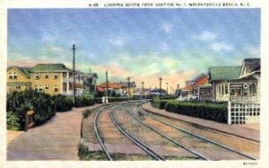 Wrightville Beach, North Carolina, NC, USA Railroad Train Depot Unused 