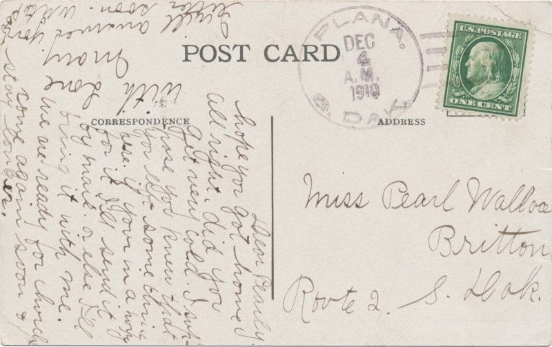 1910 Postcard Aberdeen South Dakota St Luke's Hospital 