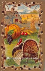  Thanksgiving Greetings Postcard 