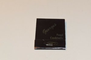 Georges Food Cocktails Yorkville Illinois 20 Strike Matchbook