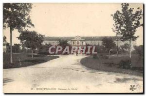 Postcard Old Army Barracks Montpellier Genie