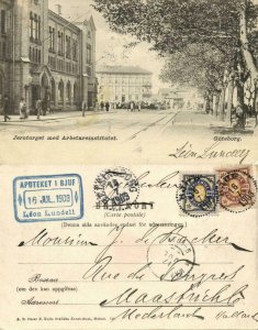 sweden, GÖTEBORG, Jerntorget med Arbetareinstitutet (1903) Postcard