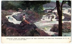 13671 Great Falls & Old Dominion Railroad, View of Great Falls of Potomac River