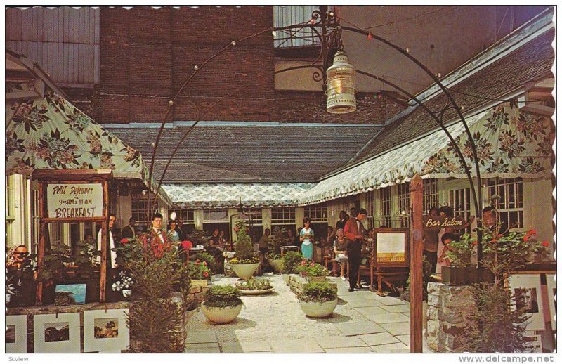 Interior,  Restaurant La Nouvelle-France,  Quebec,  Canada,  40-60s