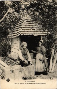 CPA Auvergne Potins de Village FRANCE (1302340)