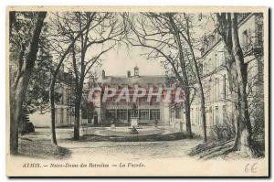 Old Postcard Athis Notre Dame Retreats The Facade