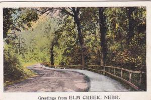 Nebraska Greetings From Elm Creek 1923