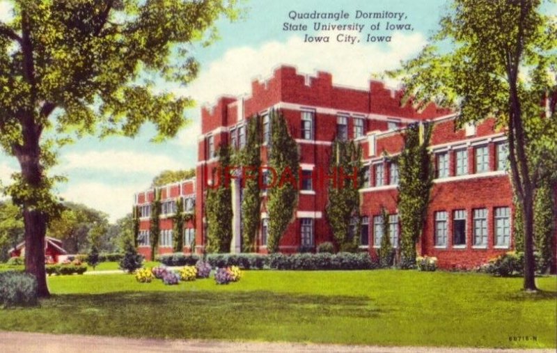 QUADRANGLE DORMITORY, STATE UNIVERSITY OF IOWA, IOWA CITY