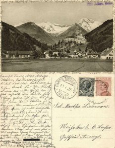 italy, CAMPO TURES, South Tyrol, Panorama (1925) Postcard