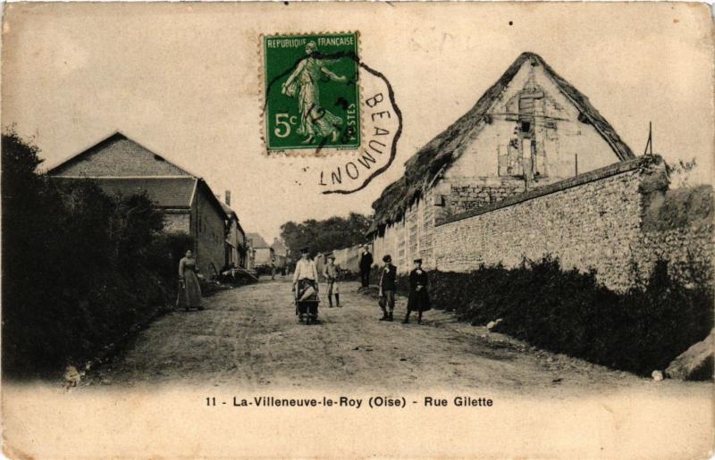 CPA La-VILLENEUVE-le-ROY - Rue Gilette (259610)