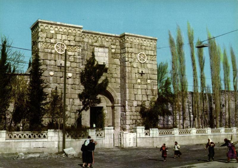 syria, DAMASCUS DAMAS, St. Paul's Window, Bab Kisan Gate (1970s) I