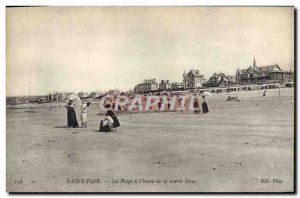 Old Postcard Saint Pair The Beach has the & # 39beure of Mary Low