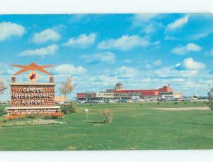 Pre-1980 AIRPORT SCENE Gander Newfoundland NL E3587