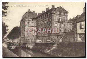 Old Postcard Saverne Le Chateau and the Marne-Rhine Canal