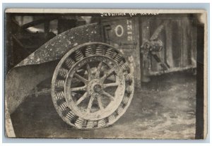 c1910 Germany Substitute for Robber WW1 Unposted RPPC Photo Postcard