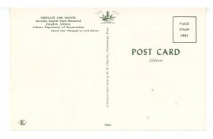 IN - Corydan. Indiana Capitol State Memorial, Fireplace & Mantel