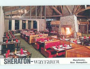 Unused Pre-1980 RESTAURANT SCENE Manchester New Hampshire NH B8224