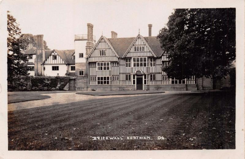 NORTHIAM E SUSSEX UK BRICKWALL HOUSE SCHOOL~FREWEN COLLEGE REAL PHOTO POSTCARD