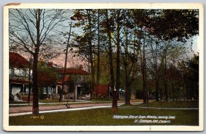 Postcard St. Thomas Ontario c1920s Wellington Street From Hincks Elgin County