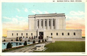 Arizona Mesa The Mormon Temple 1929 Curteich