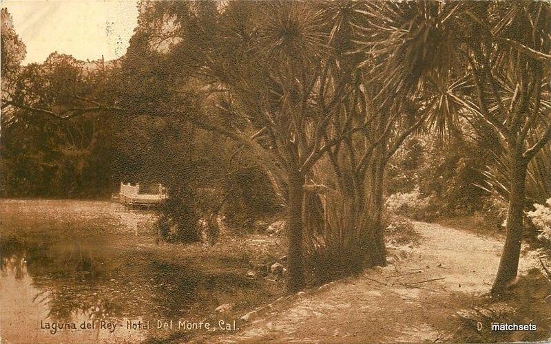 1911 Laguna Del Monte Rey Hotel Monterey California Sepia  2946