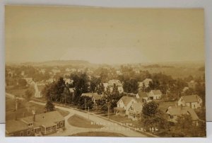 Madison Maine RPPC Birds Eye View Real Photo Street Homes Postcard A20